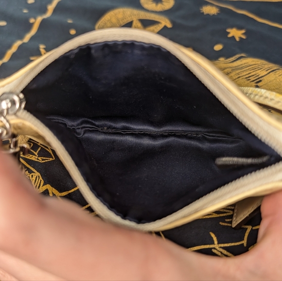 Coach Factory Cream Patent Leather Wristlet - Picture 3 of 3